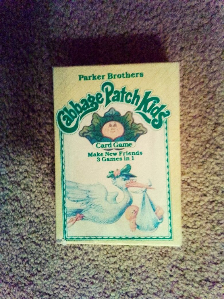 Cabbage Patch Kids Card Game (Complete) Like New (1984 Vintage)
