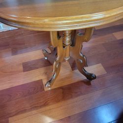 Oval Solid Wood Table