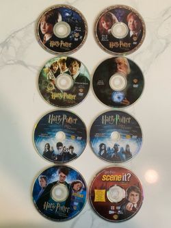 Harry Potter DVD Disc Collection  Lot of 8