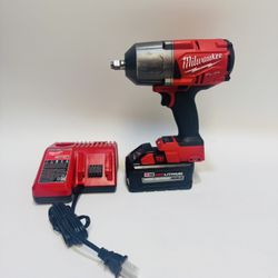 🚀 Milwaukee Fuel 1/2 Impact Wrench + 6.0 High Output Battery + M12 & M18 Charger 