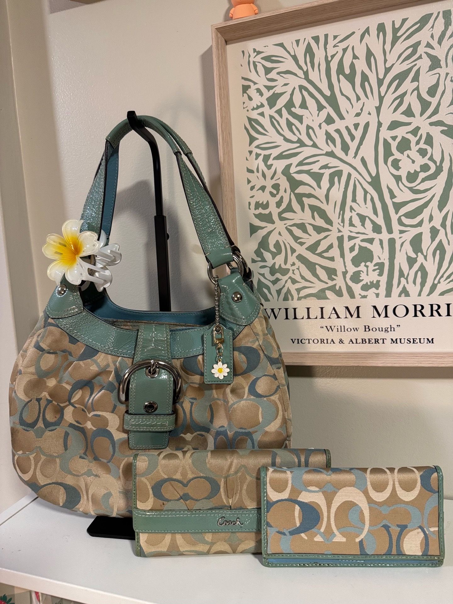 coach blue soho set