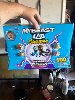 Official MrBeast Lab Swarms Floor Display Header - Rare Store Promo