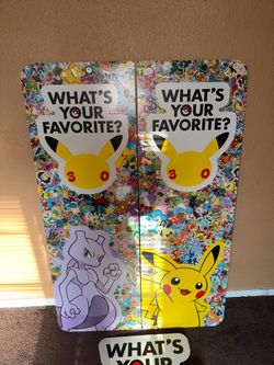 Pokemon 30th anny displays