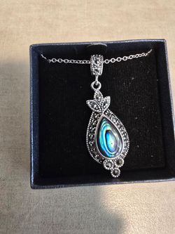 Abalone Teardrop Pendant