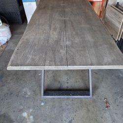 Live Edge Slab Dinning Room Table 