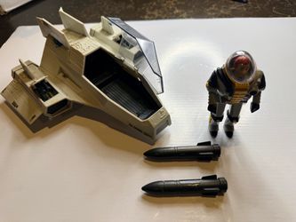 Vintage Gi Joe Shark with Deep Six Vehicle