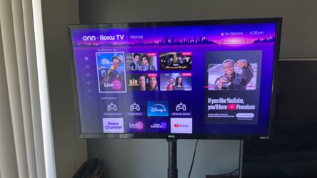 ONN Roku TV Flat Screen Television