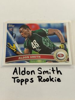 Aldon Smith San Francisco 49ers All-Pro DE Topps Rookie Card.