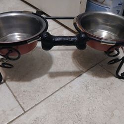 Pet Bowls With Stand 