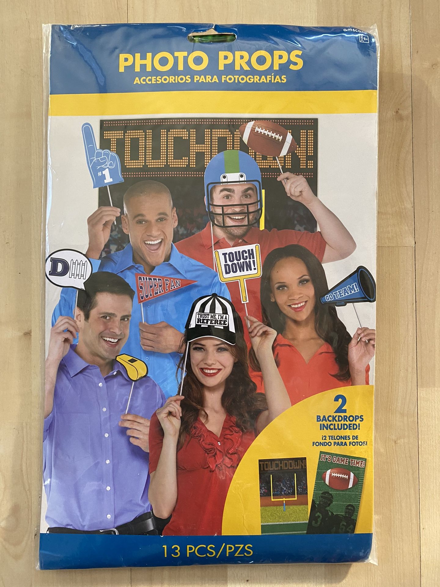 Super Bowl Party Football Photo Props And Backdrop
