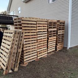 PALLETS FOR SALE AVAILABLE FOR PICK UP OR DELIVERY!! Prices may vary depending on size