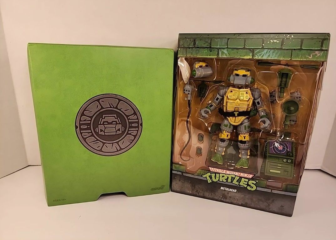 Super 7 TMNT Metalhead 7" Teenage Mutant Ninja Turtles NEW