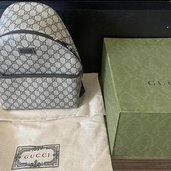Gucci GG Supreme backpack for kids