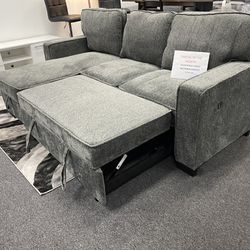 🛏️🛋️SOFA SLEEPER BED WITH USB PORT AND CUP HOLDERS🔥🔥