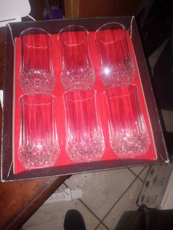 Crystal Glasses 6 Of Them