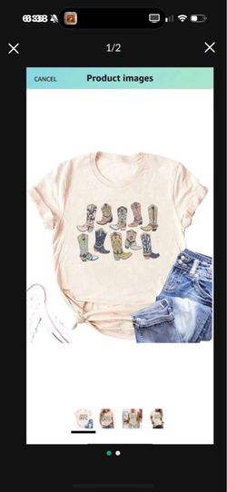 NWT XL boot tee