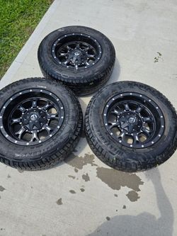 3 rims and Tires