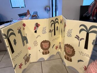 Folding Foam Baby Play Mat Safari
