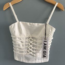 https://offerup.com/redirect/?o=SS5BTQ==.GIA White Angelica Corset Top