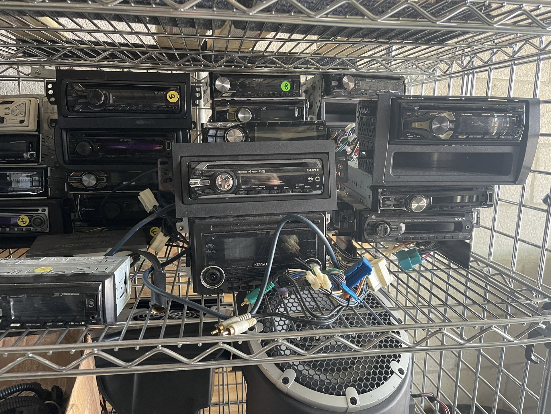 Car Stereo And Amplifier