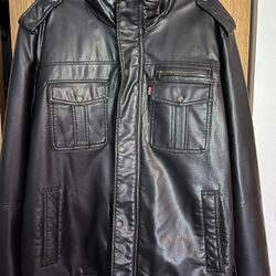 Levi Faux Leather Men’s Jacket New w/ Tags XXL