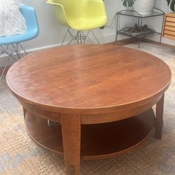 Solid Wood Round Dining Table