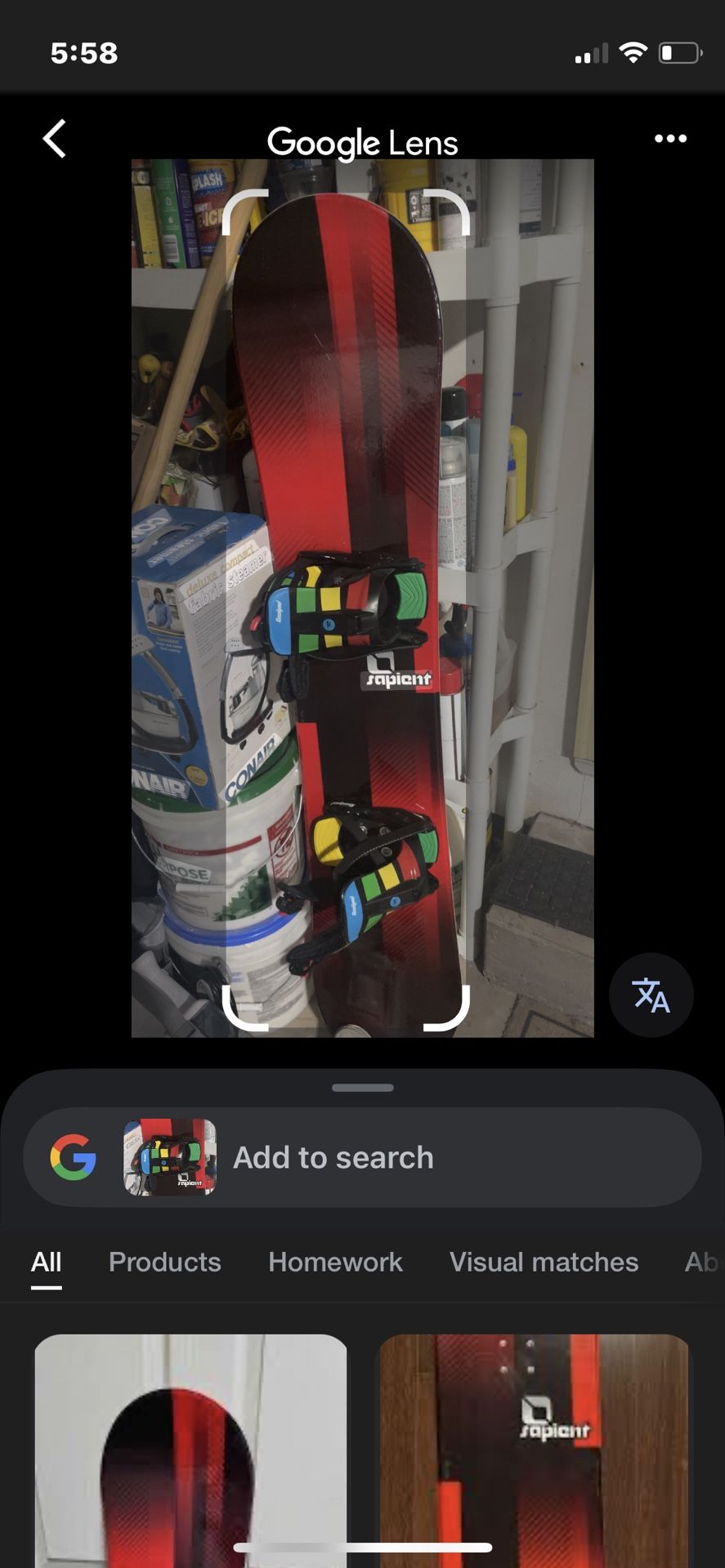 Kids /Junior Snowboard With Bindings Barely Used