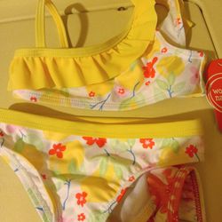 Wonder Nation Two-piece Swimsuits Size 12 Months, Carter's One Piece Swimsuit 0 To 3 Months UPF 50 Plus. All New With Tag $5 Each