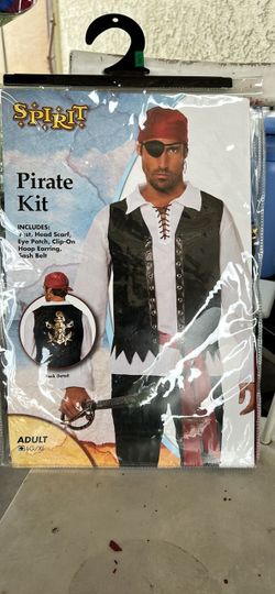 Pirate Adult costume Kit (L/XL) NEW