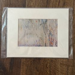 8X10" Matted Print Art Picture Painting Alice Ravenel Huger Smith: The Reserve in Winter