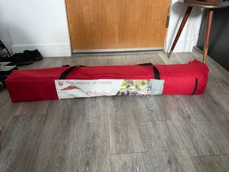 10x10 easy up canopy - red