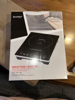 Touch Screen Black 1-Element 13 in. Induction Cooktop 