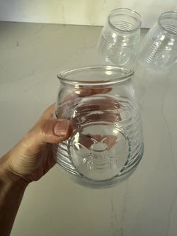Stemless Wine Glasses Honey Bee Design Kirkland’s – Set of 4 – $5