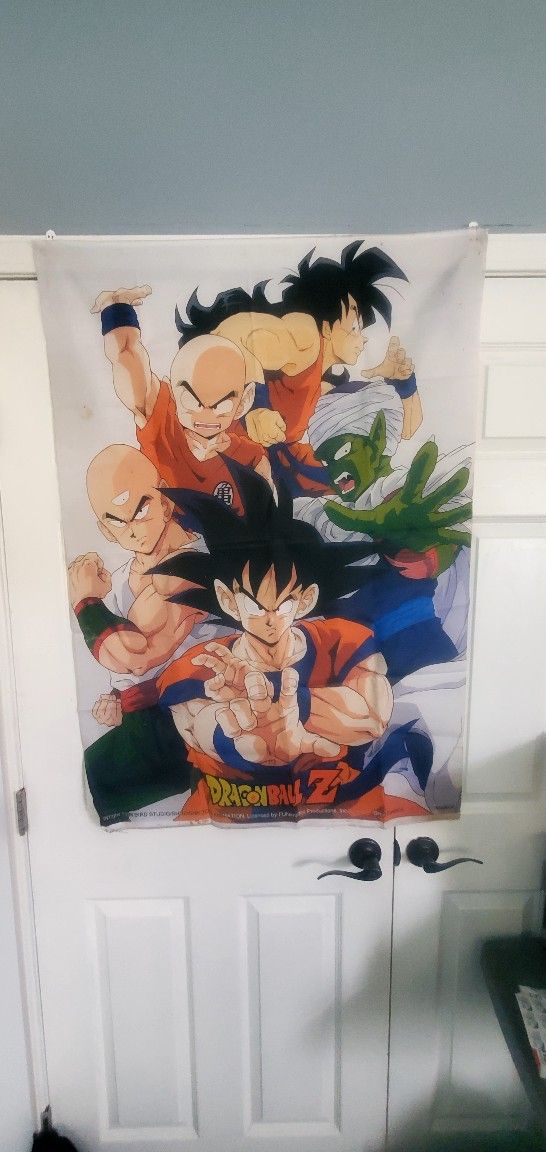 vintage Dragon Ball Z poster from 1998. 