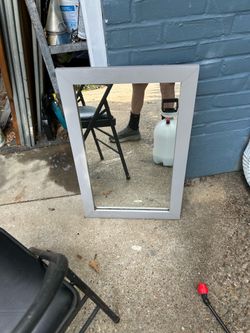 Wood mirror