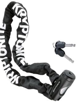 Kryptonite Chain Key Chain - 8mm Black Key Lock for Bikes Scooters
