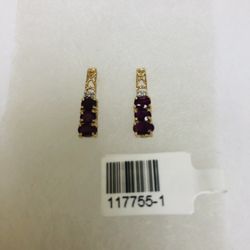 10KT YELLOW GOLD EARRINGS 