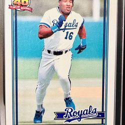 Bo Jackson Flawless 40 Years Of Baseball Rare #600 Card 