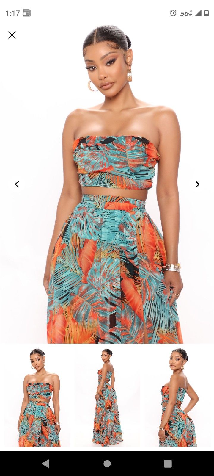 Maui Mami Tropical Skirt Set