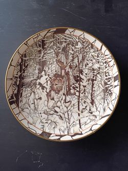 1944 Limited Edition "Where Paths Cross" 8 Inch Collectors Plate