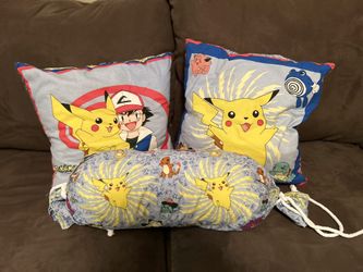 3 Piece Pokemon pillow set (Excellent Condition)