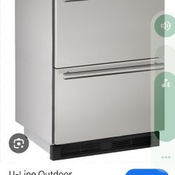 Uline Fridge Two Drawer