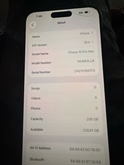 Apple iPhone Pro Black Titanium