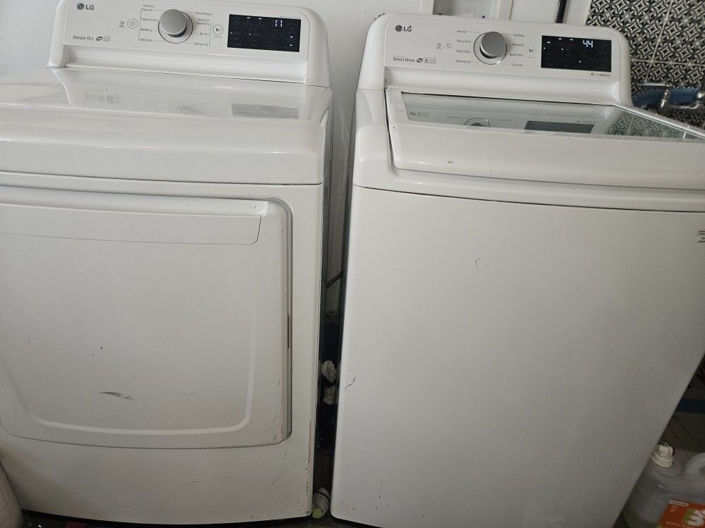 LG Washer And Dryer