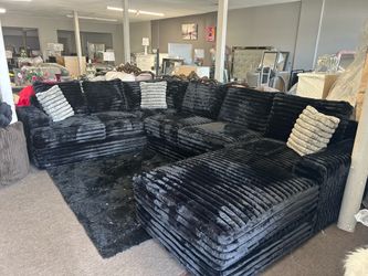 Brand new super plush xl corduroy sectional