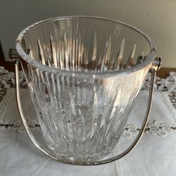 Waterford Crystal Ice Bucket Carina Pattern 5 3/8”