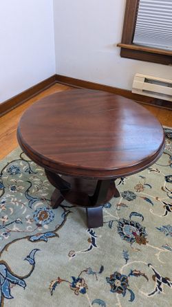 Rare vintage Vietnamese / French Indochina Art Deco wood salon table