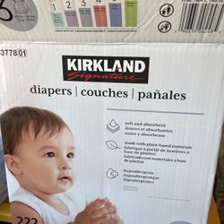 Kirkland Size 3 Diapers