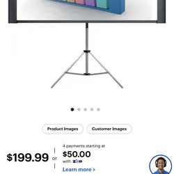 Projector Screen with Tripod