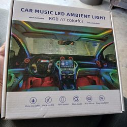 Ambient light kit for any car, chaser multicolors control by button or bluetooth.